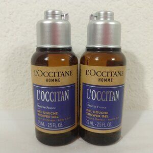 L'Occitane HOMME Douche 2-in-1 Shower Hair Gel 75ML X 2 NEW